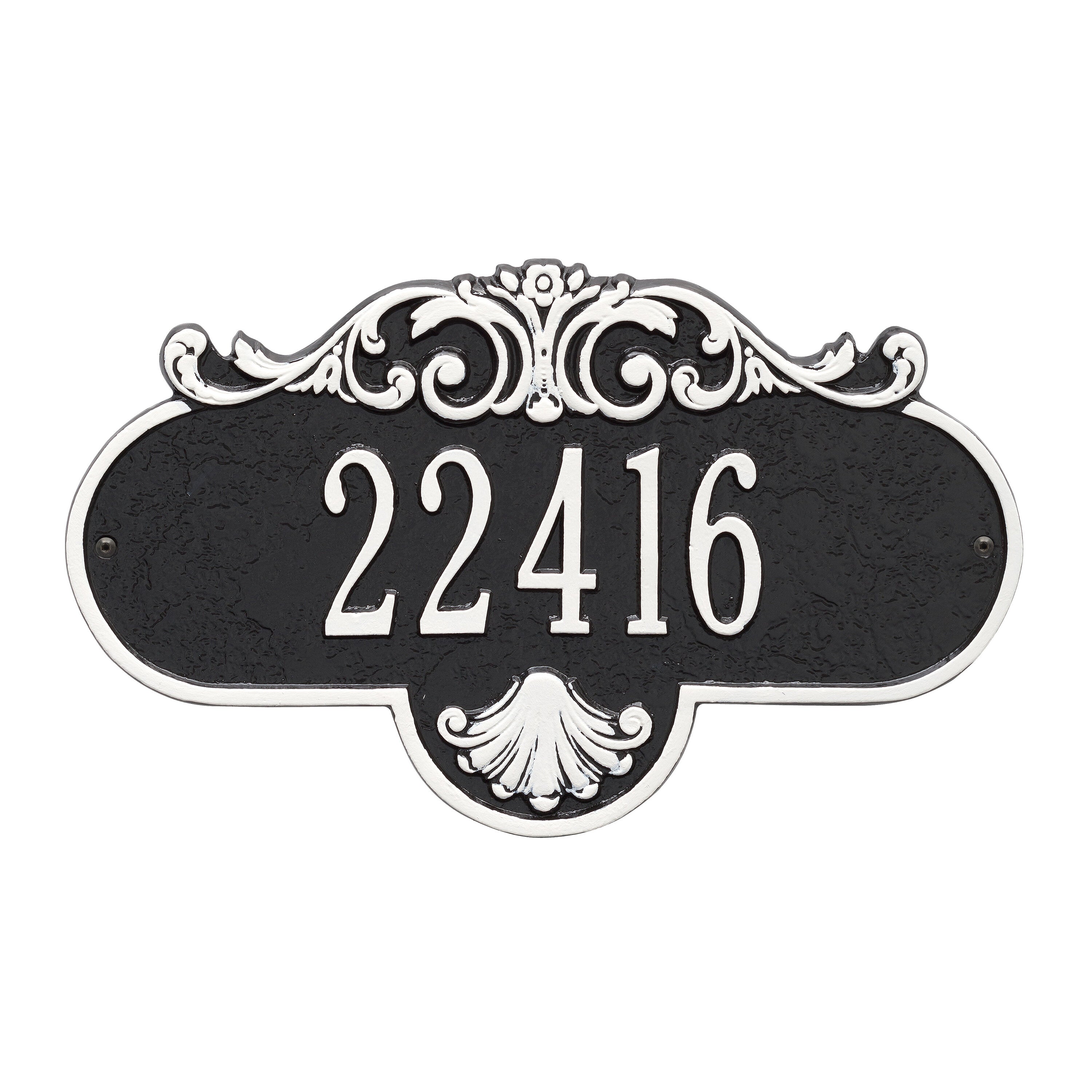 Rochelle Standard Wall Address Plaque