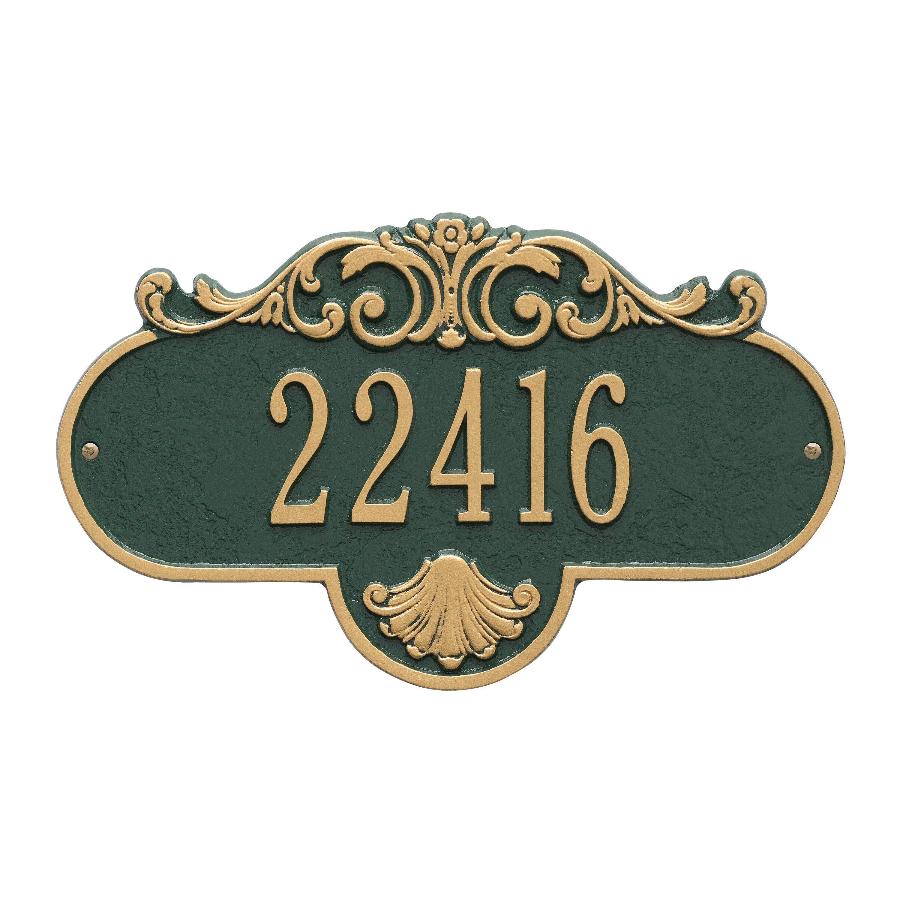 Rochelle Standard Wall Address Plaque