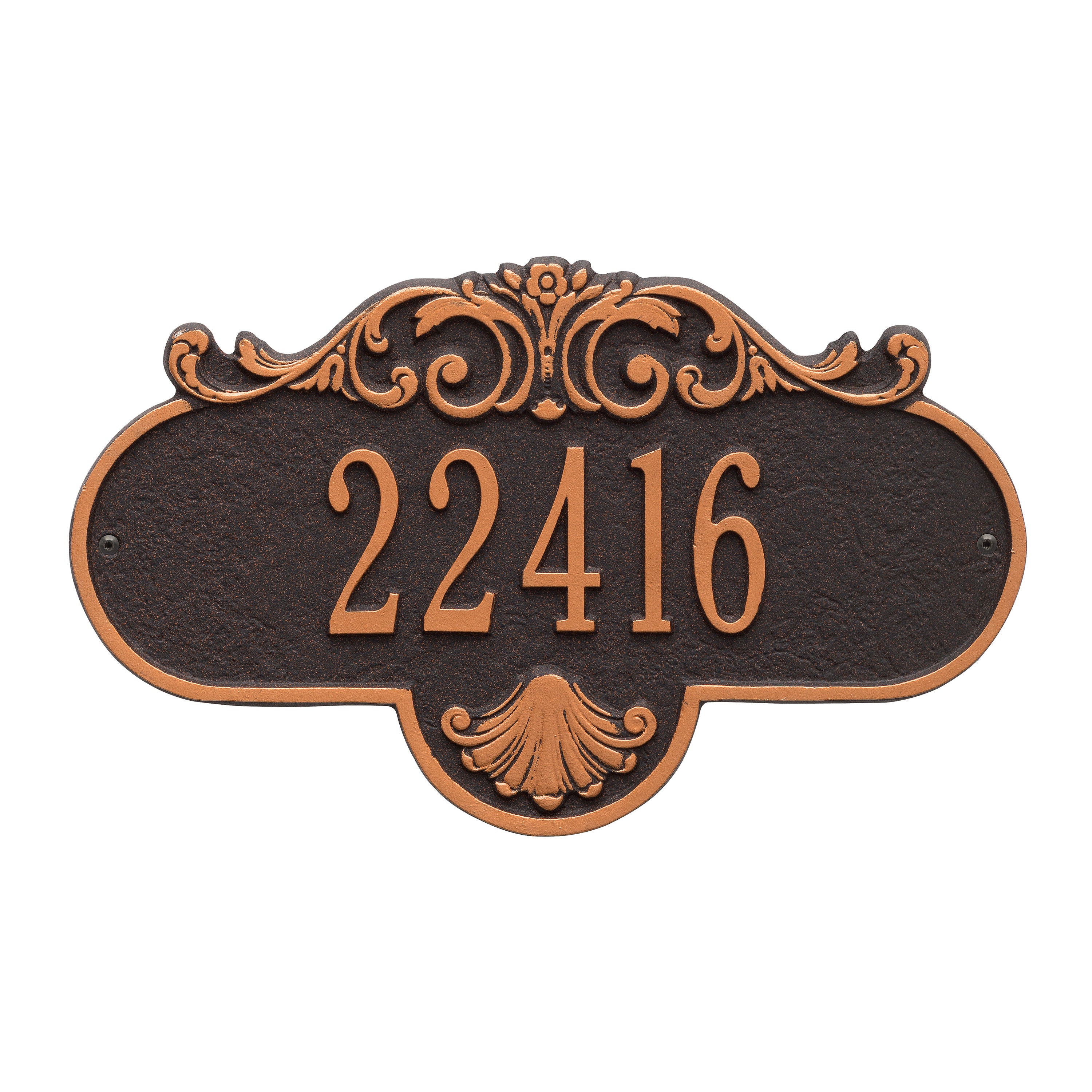 Rochelle Standard Wall Address Plaque