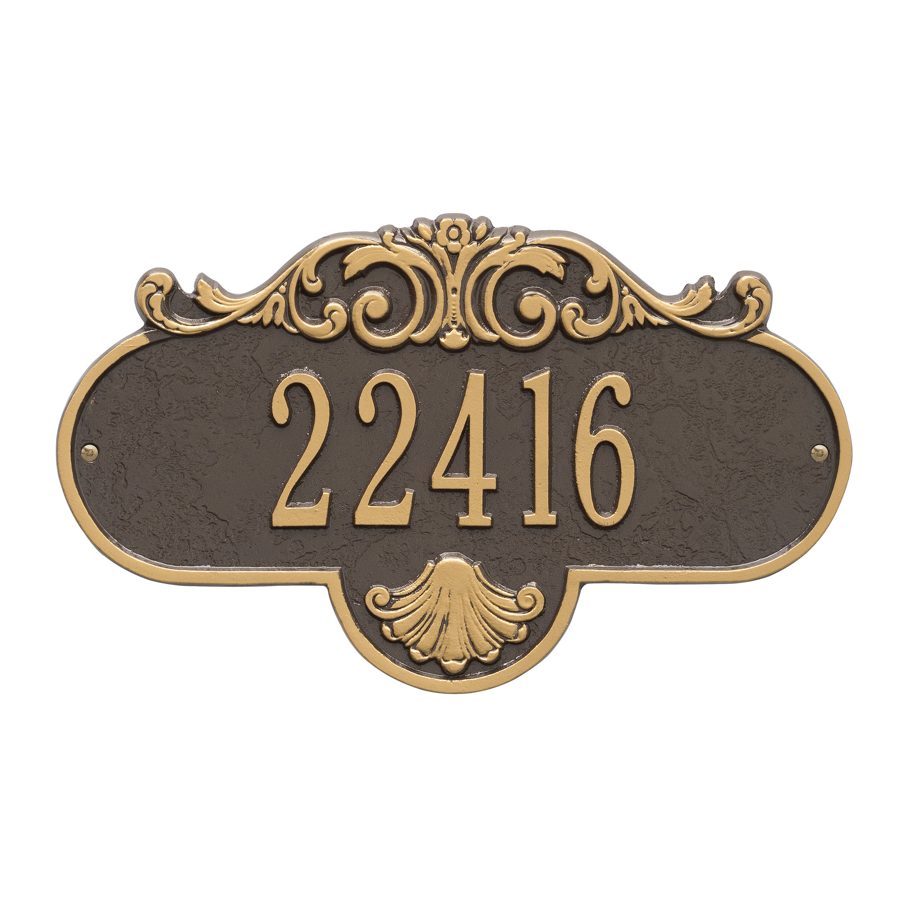 Rochelle Standard Wall Address Plaque