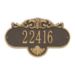 Rochelle Standard Wall Address Plaque