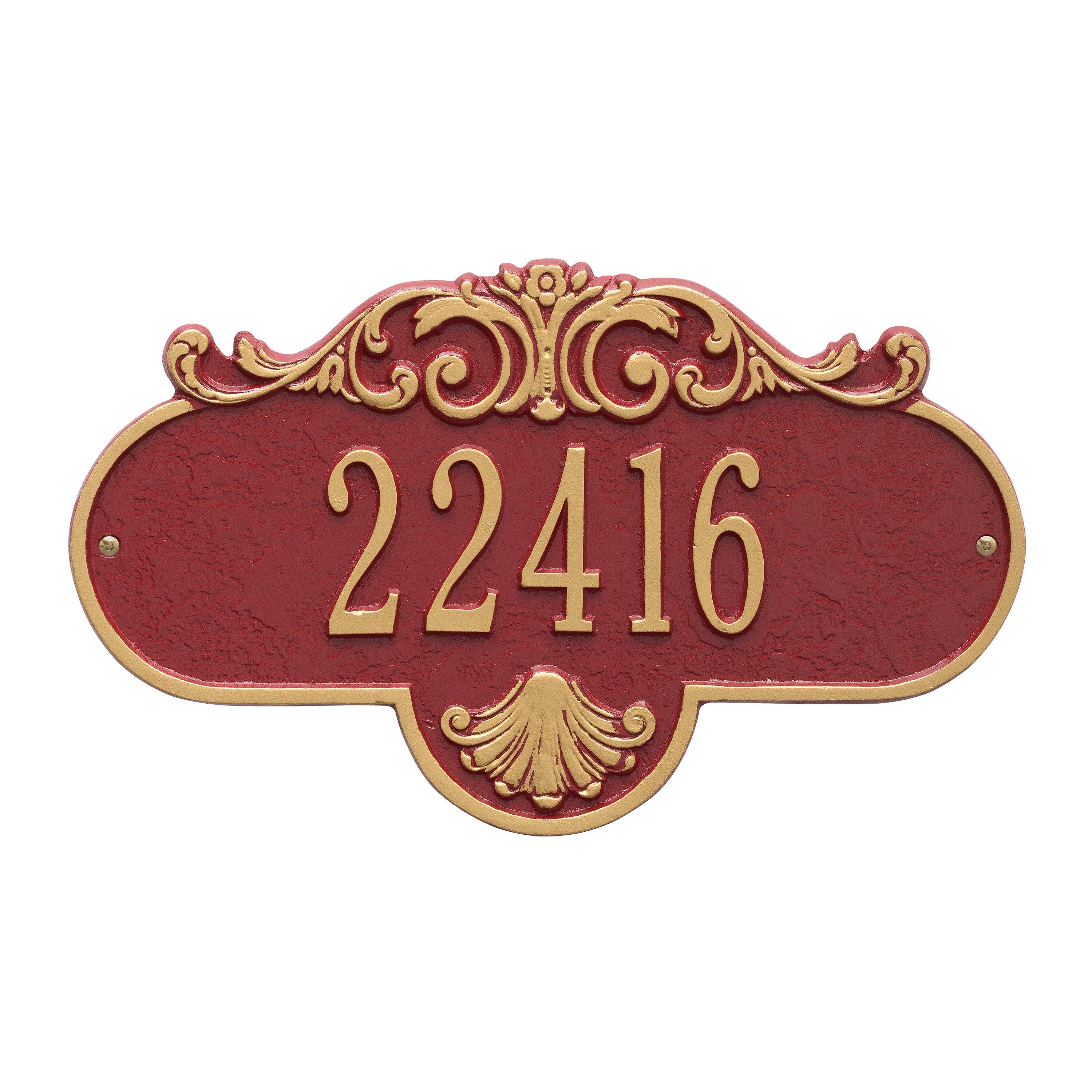 Rochelle Standard Wall Address Plaque