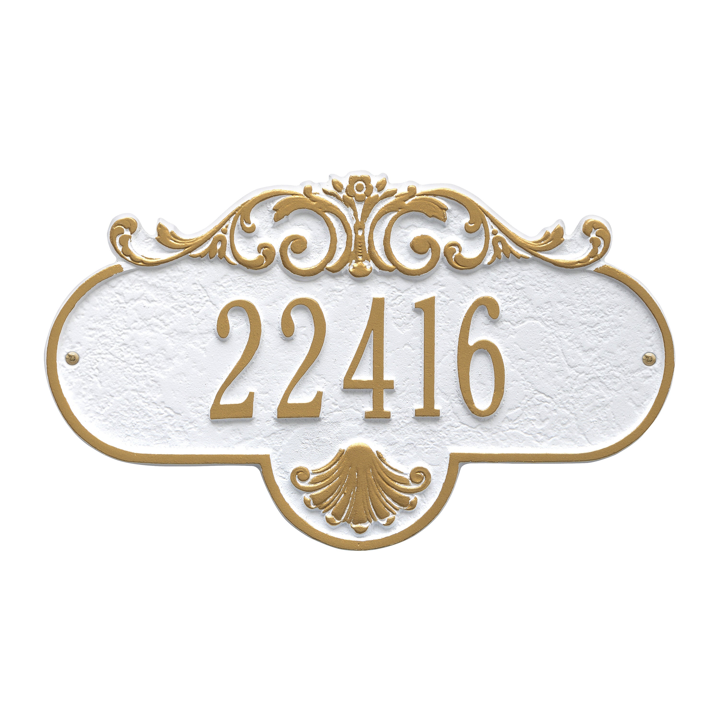 Rochelle Standard Wall Address Plaque