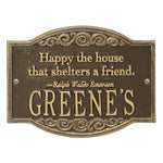 Emerson Quote Wall Plaque