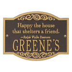 Emerson Quote Wall Plaque