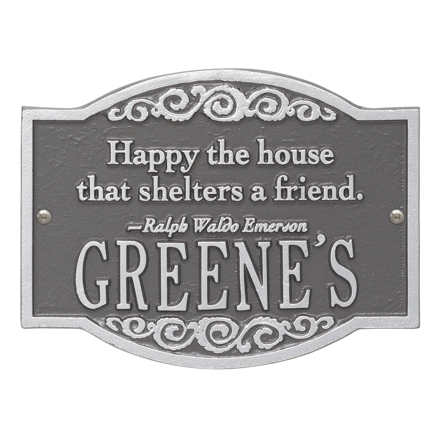 Emerson Quote Wall Plaque