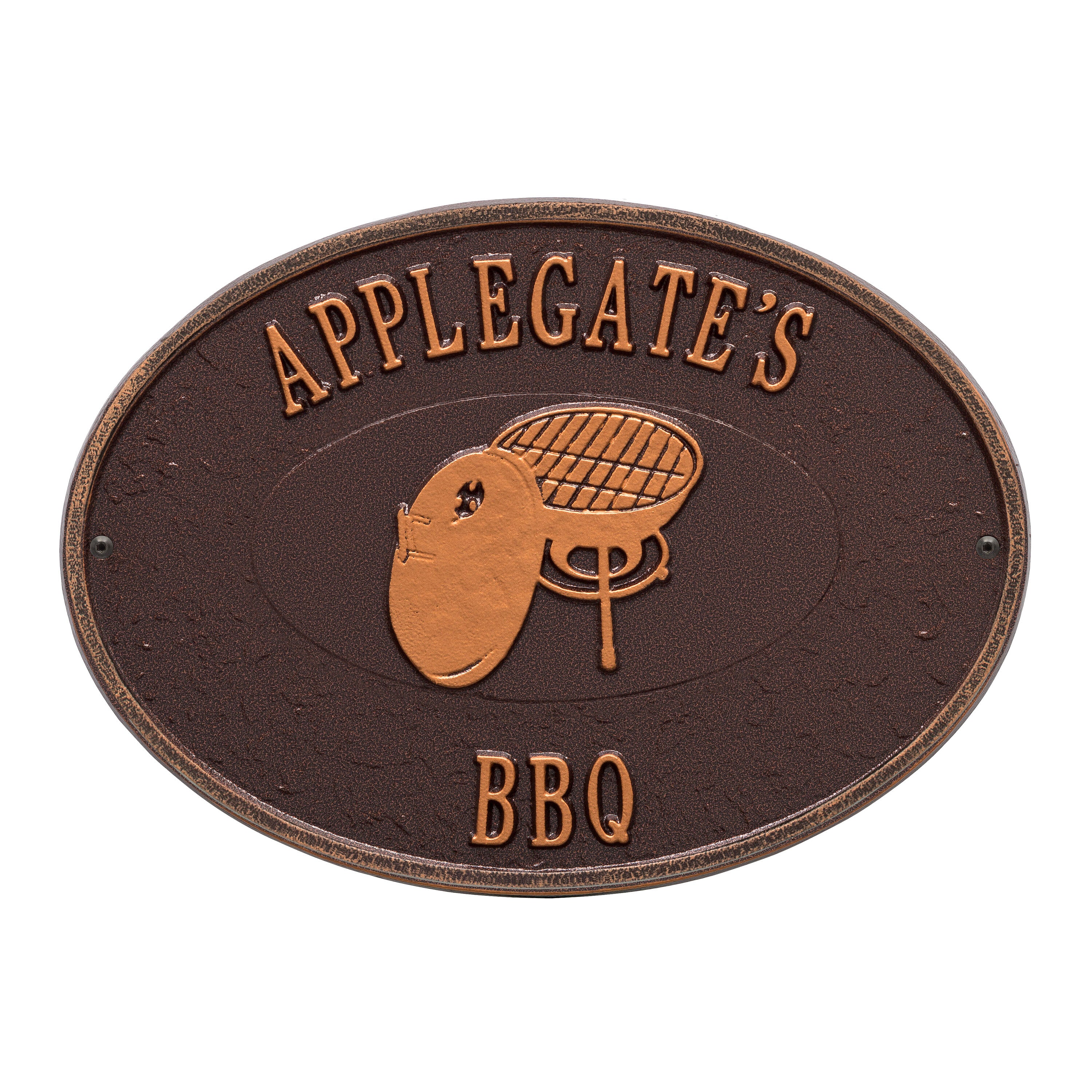 Charcoal Grill Party Plaque