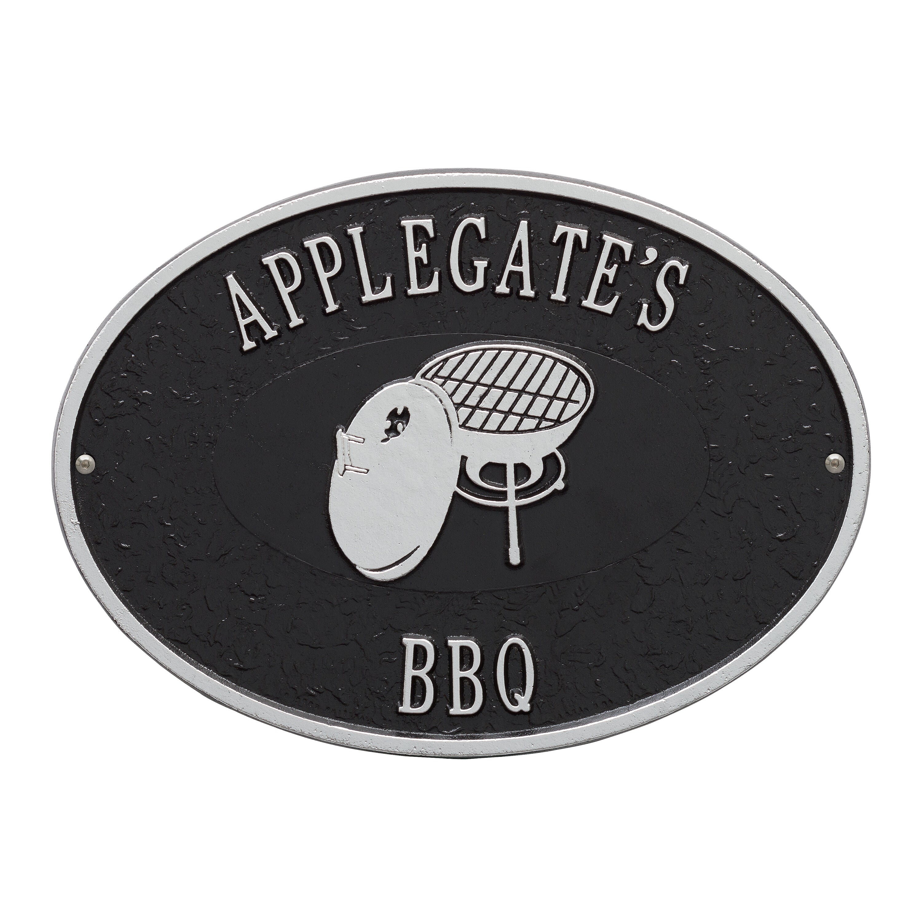 Charcoal Grill Party Plaque