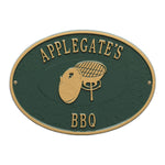 Charcoal Grill Party Plaque