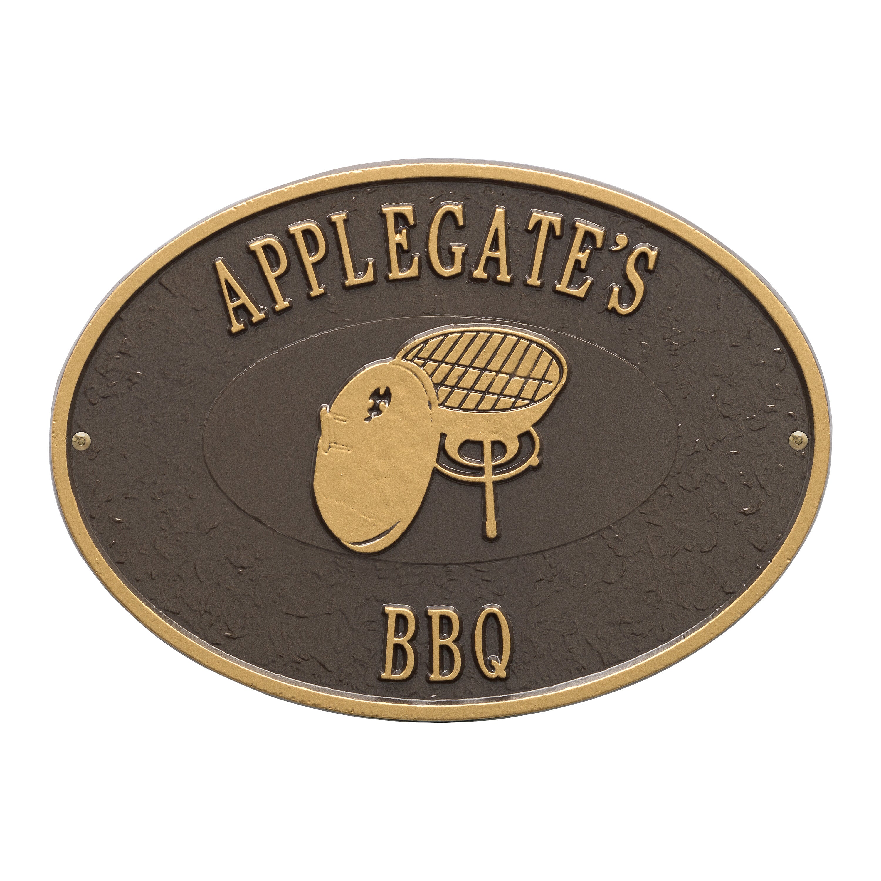 Charcoal Grill Party Plaque