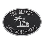 Island Time Palm Party Plaque