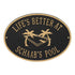Swimming Pool Party Plaque