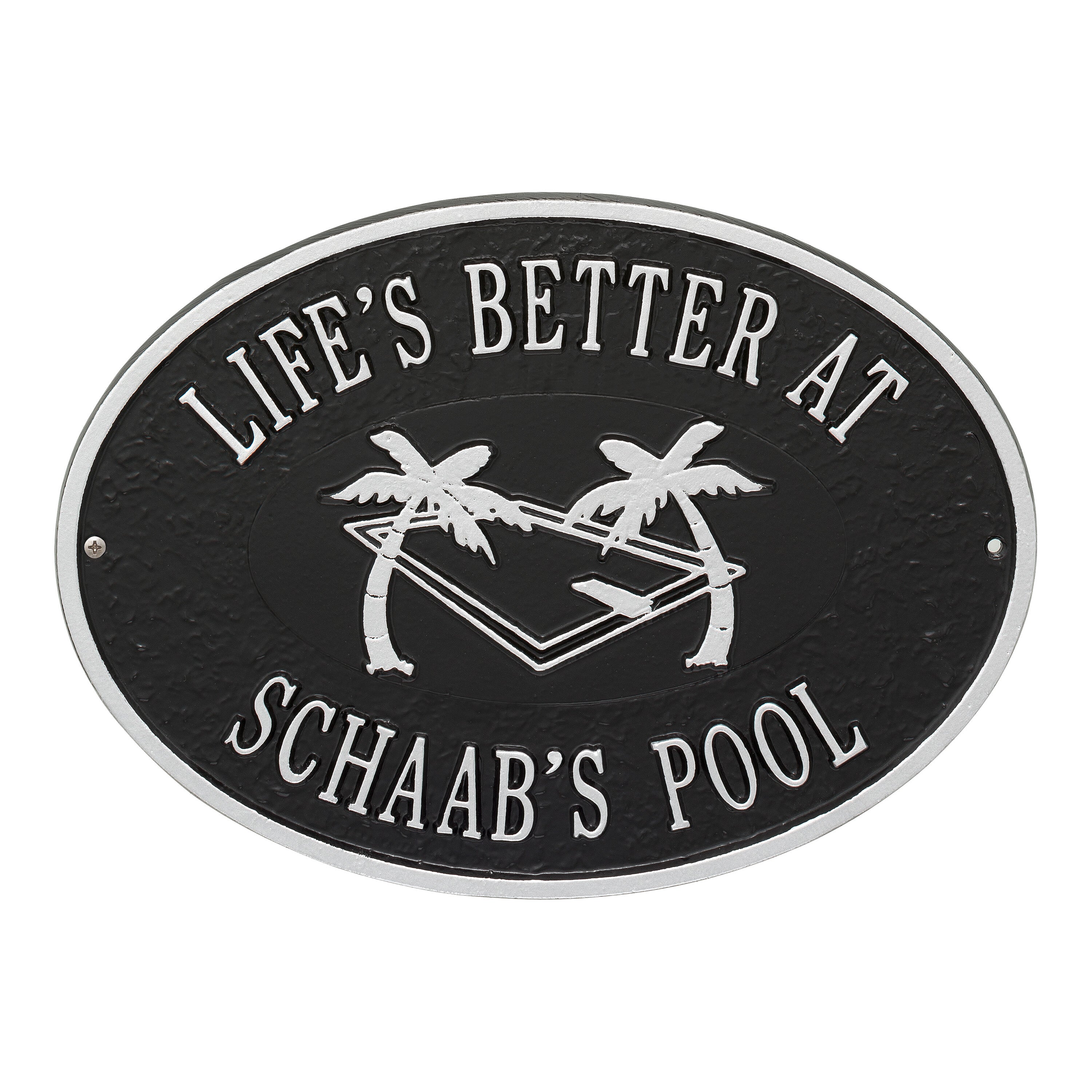 Swimming Pool Party Plaque