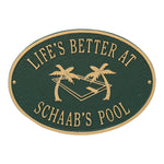 Swimming Pool Party Plaque