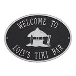 Tiki Hut Party Plaque