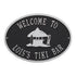 Tiki Hut Party Plaque