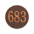 15" Round Wall Address Plaque