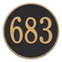 15" Round Wall Address Plaque
