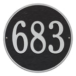 15" Round Wall Address Plaque
