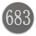 15" Round Wall Address Plaque