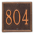 Square Petite Wall Address Plaque