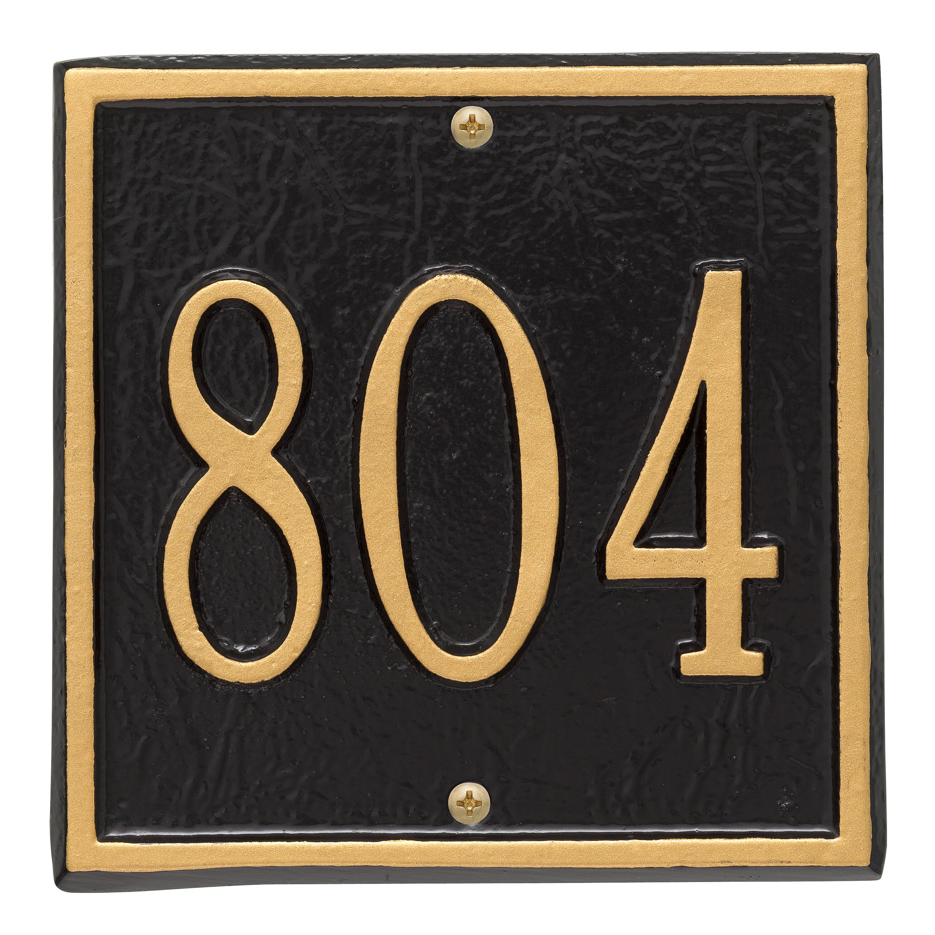 Square Petite Wall Address Plaque