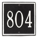 Square Petite Wall Address Plaque