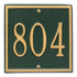 Square Petite Wall Address Plaque