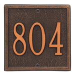 Square Petite Wall Address Plaque
