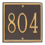 Square Petite Wall Address Plaque