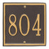 Square Petite Wall Address Plaque