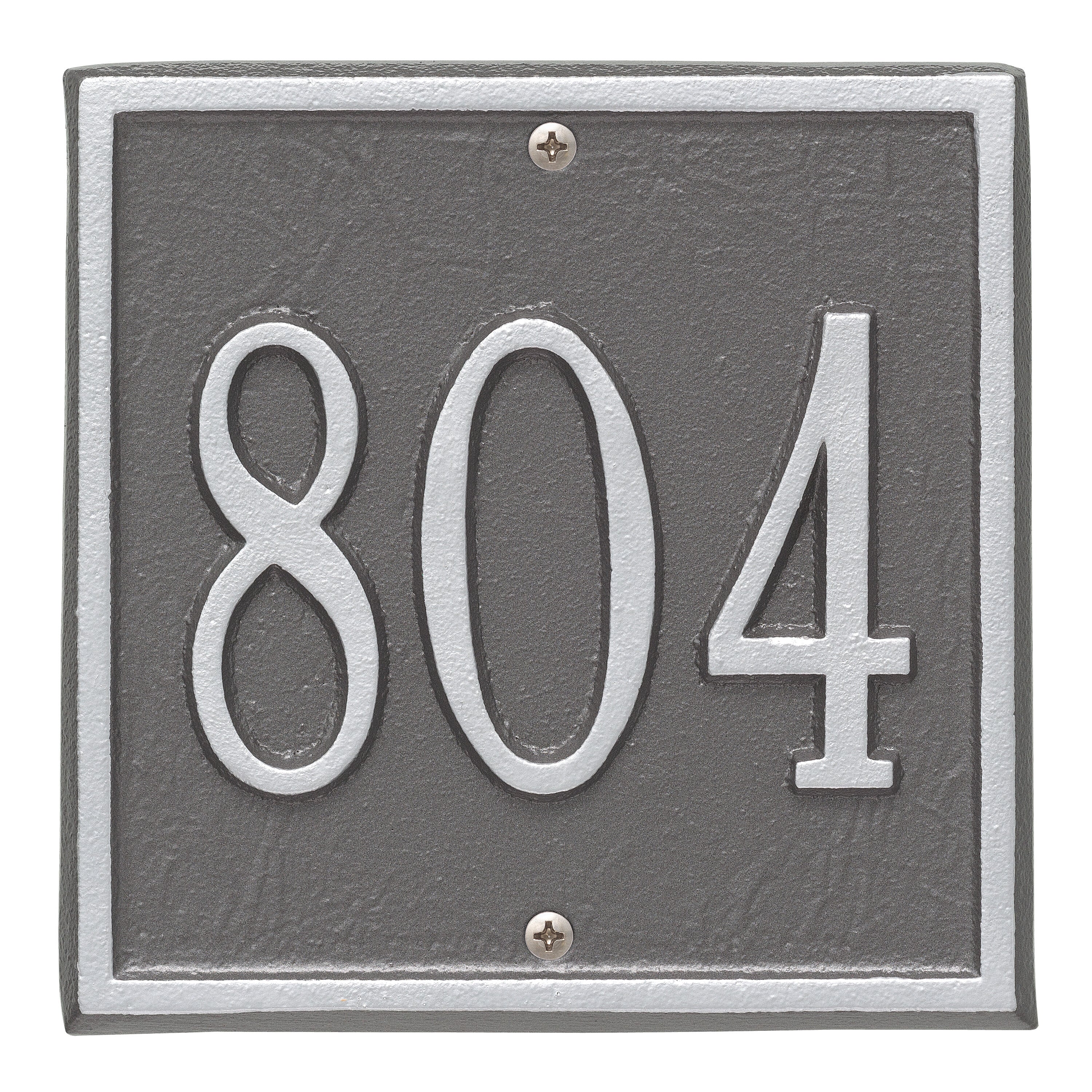 Square Petite Wall Address Plaque