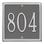 Square Petite Wall Address Plaque
