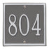 Square Petite Wall Address Plaque