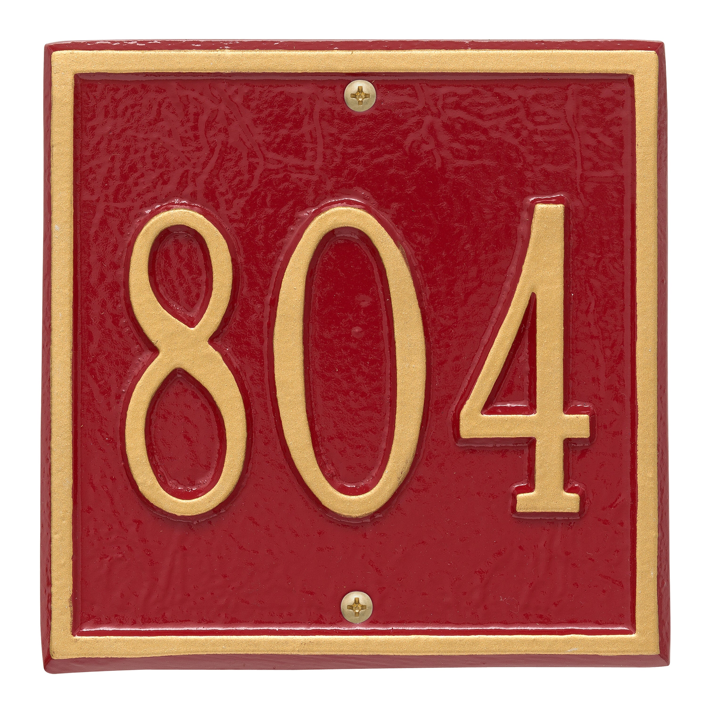 Square Petite Wall Address Plaque