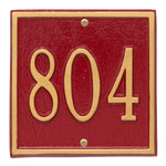 Square Petite Wall Address Plaque