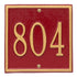 Square Petite Wall Address Plaque