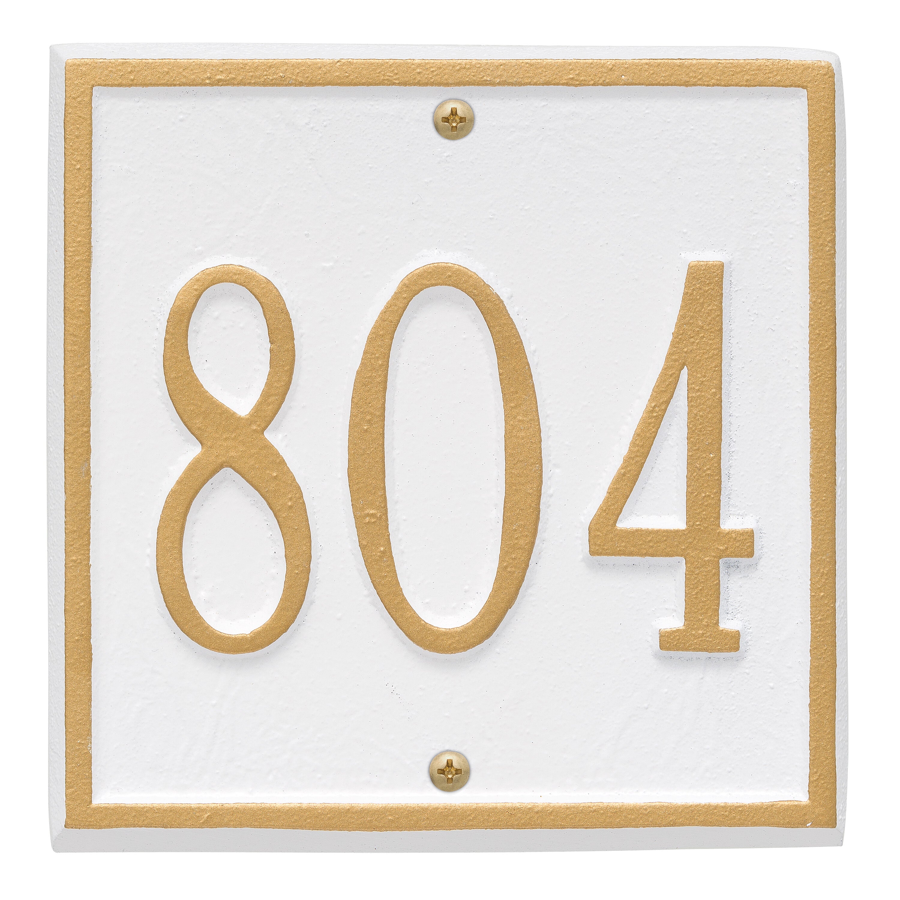 Square Petite Wall Address Plaque