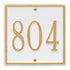 Square Petite Wall Address Plaque