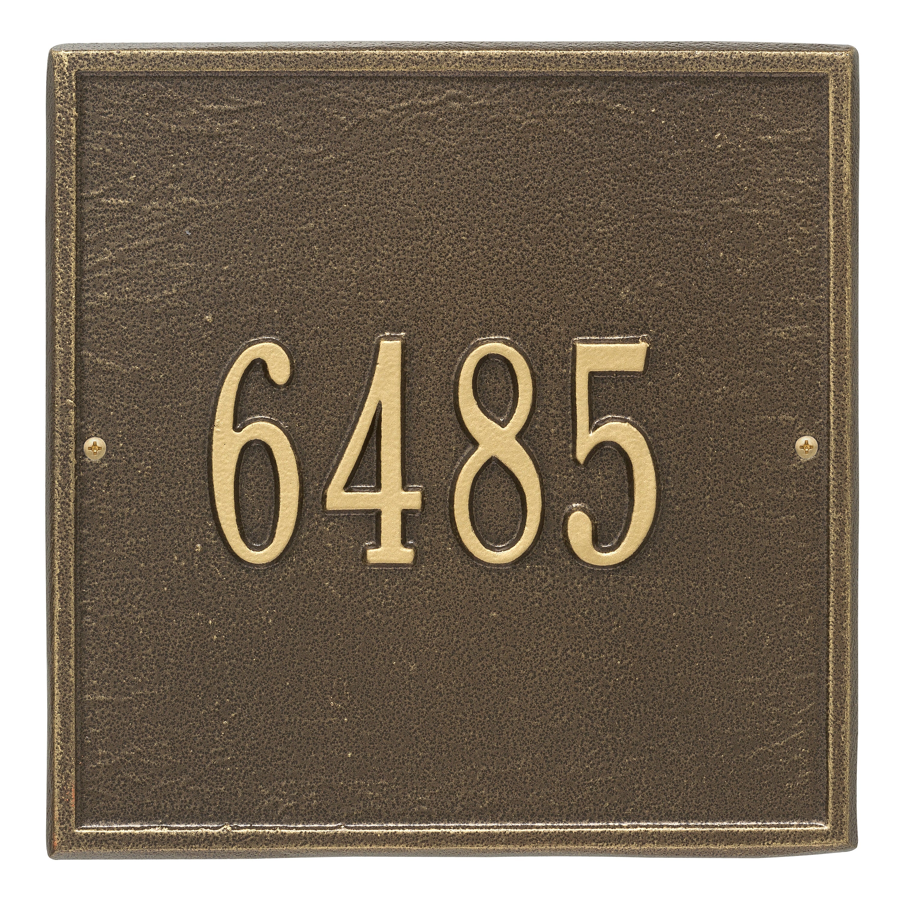 11" Square Wall Address Plaque