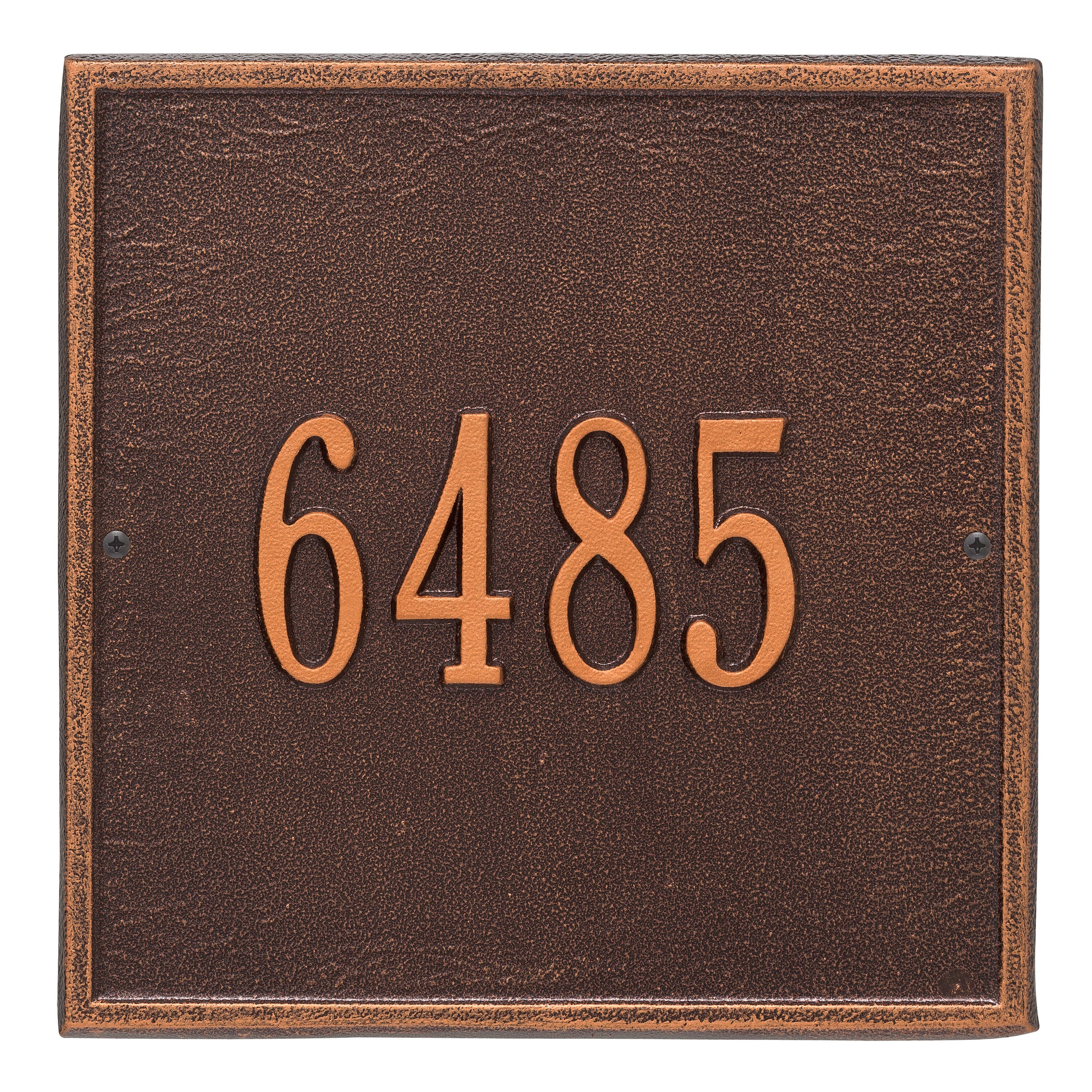 11" Square Wall Address Plaque