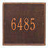 11" Square Wall Address Plaque