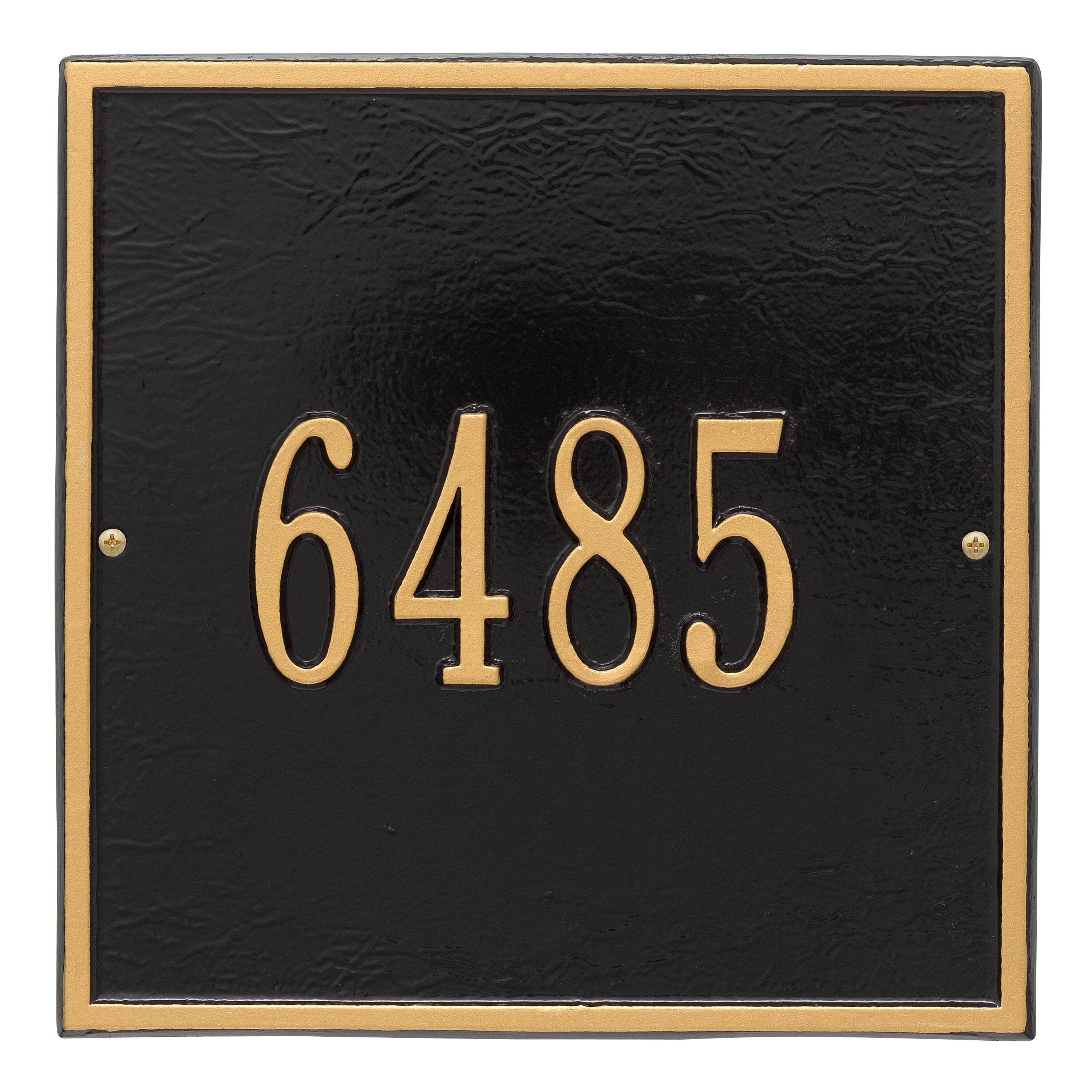11" Square Wall Address Plaque