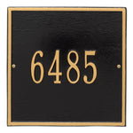 11" Square Wall Address Plaque