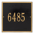 11" Square Wall Address Plaque