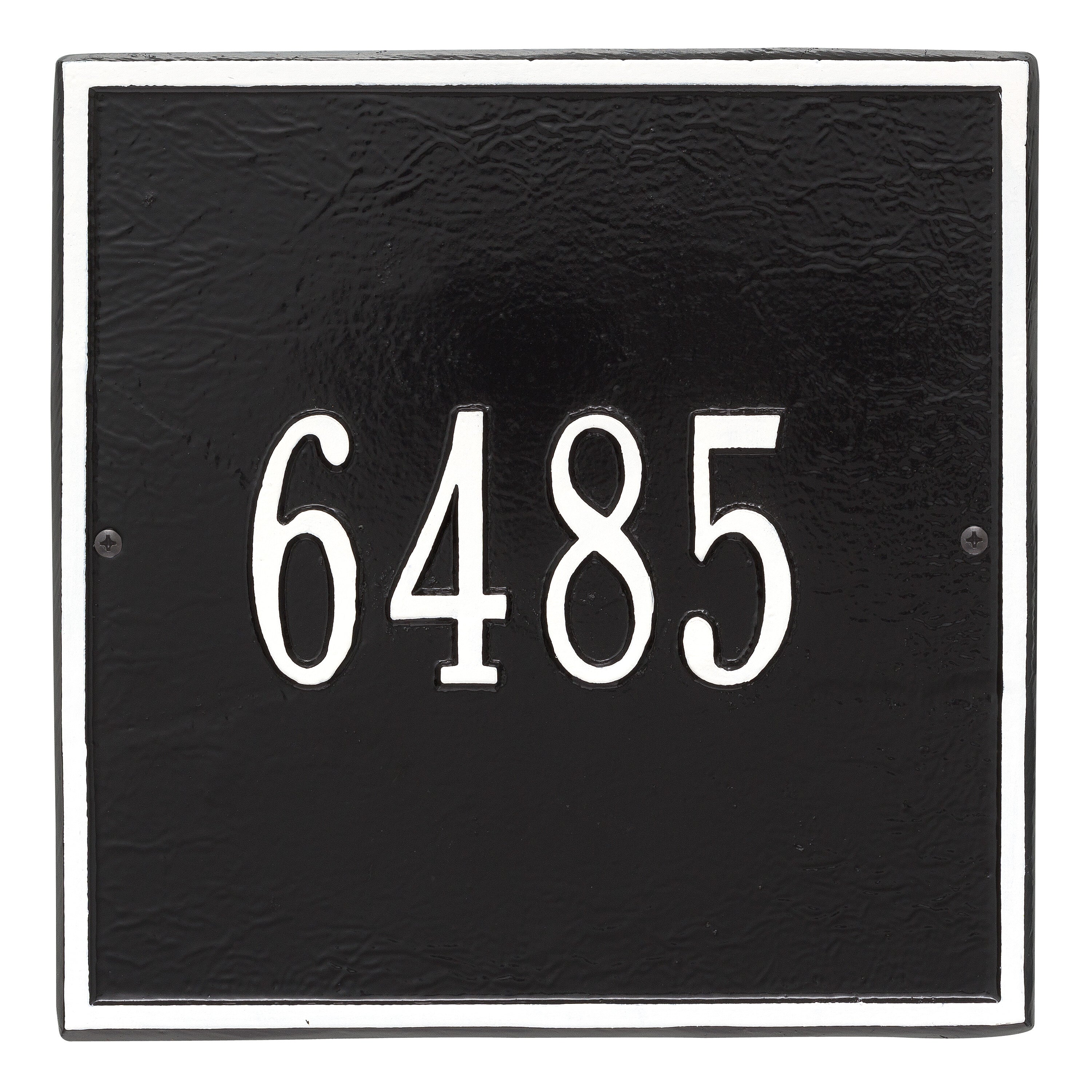 11" Square Wall Address Plaque