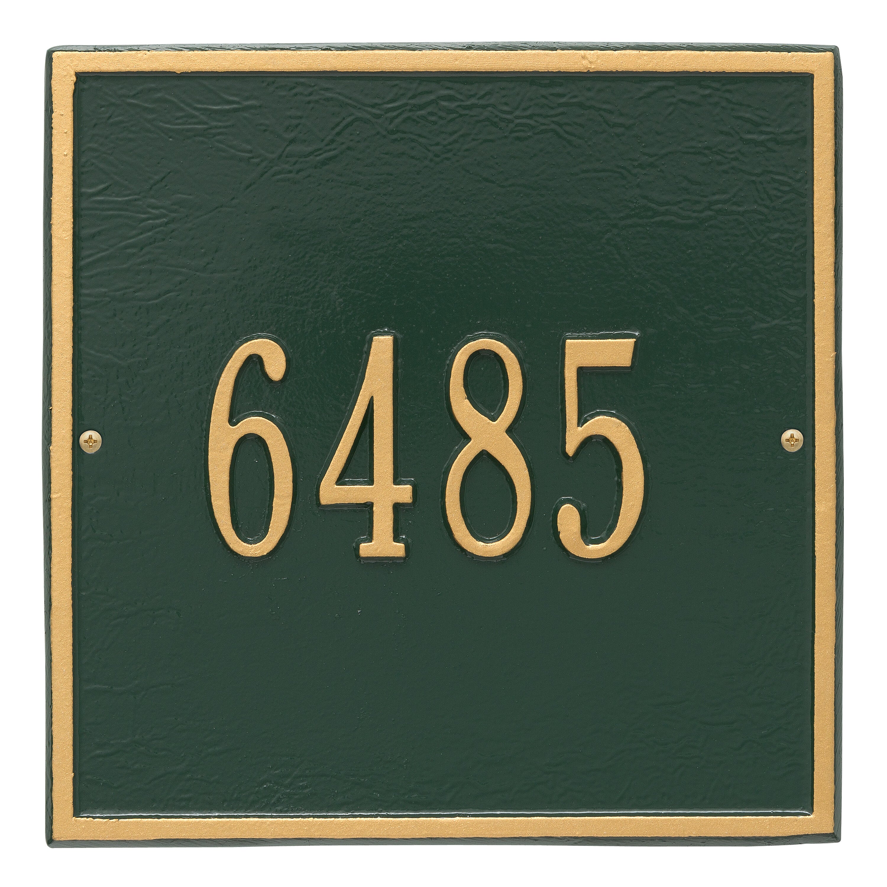 11" Square Wall Address Plaque