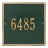 11" Square Wall Address Plaque