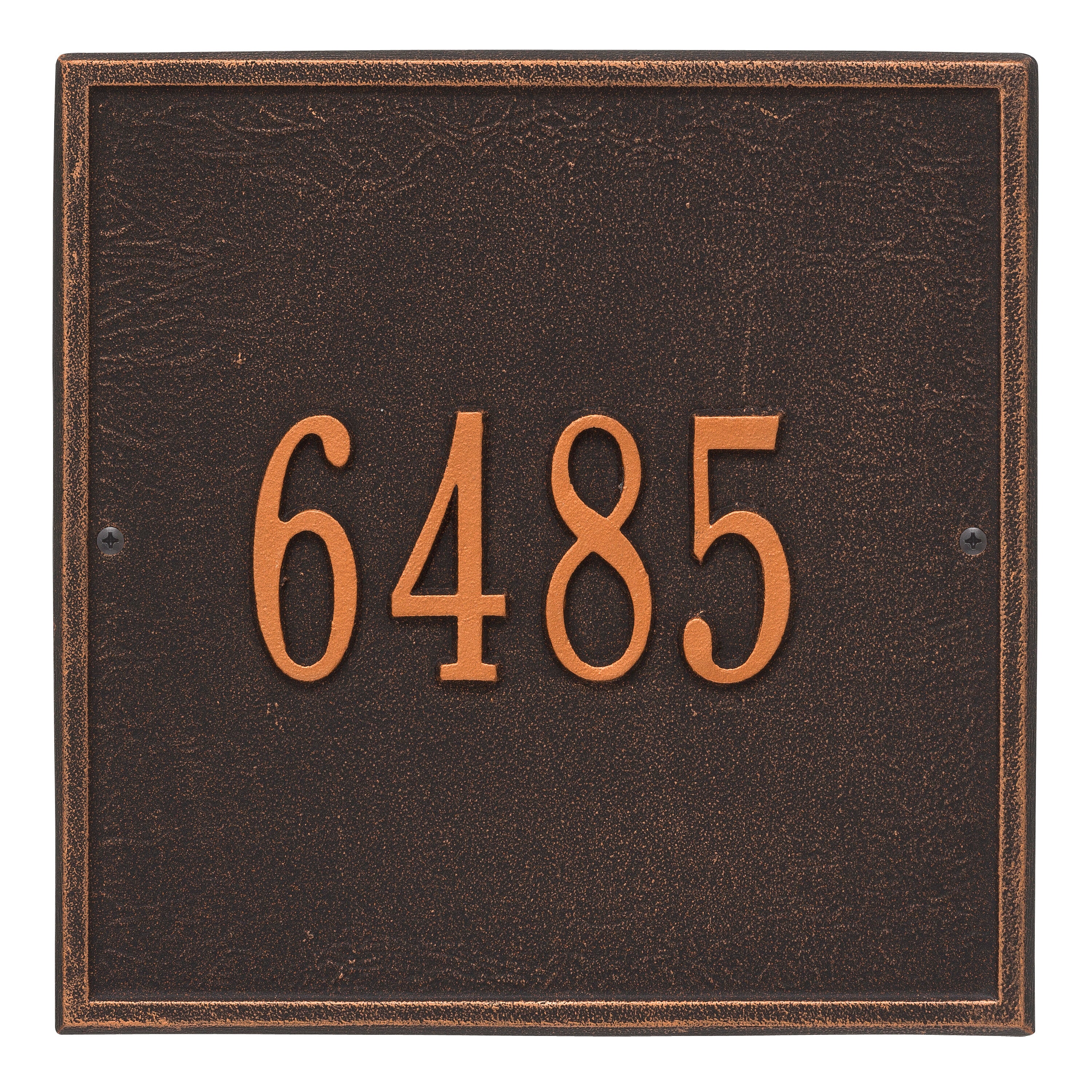 11" Square Wall Address Plaque