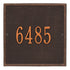 11" Square Wall Address Plaque